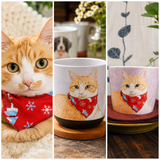 Custom Hand-Painted Pet Portrait Mug