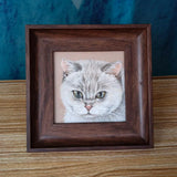 Custom Hand-Drawn Colored Pencil Pet Portrait