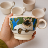 Custom Hand-Painted Pet Portrait Mug