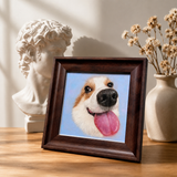 Hand-Drawn Soft Pastel Pet Portrait