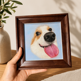Hand-Drawn Soft Pastel Pet Portrait