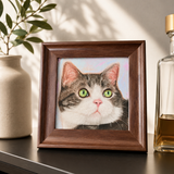 Hand-Drawn Soft Pastel Pet Portrait