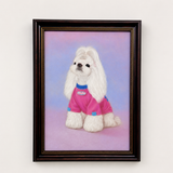 Hand-Drawn Soft Pastel Pet Portrait