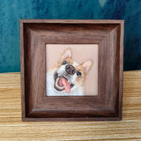 Custom Hand-Drawn Colored Pencil Pet Portrait